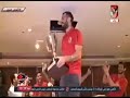 مهرجان عودة اسود الارض ورقص وفرحة لاعبي الاهلي 