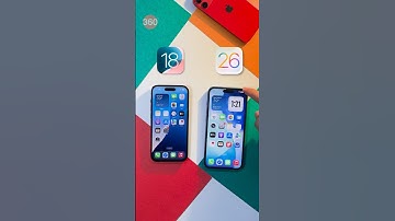 iOS26 vs iOS18: New Design! #gadgets360 #techreels #ios26 #ios18 #ios #iphone #iphonetips #apple