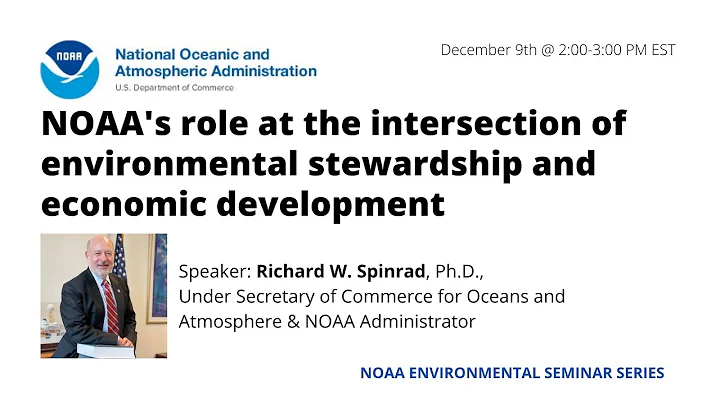 NOAA's role at the intersection of environmental s...