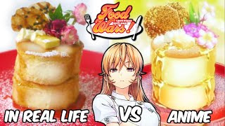 We’re back with erina’s fluffy japanese pancake recipe (souffle
leger de grace) from ep7 of the fourth serving (shokugeki no soma s4).
if you already own rin...