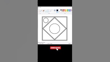 How to draw Geometric design on computer💠| Subscribe if you like the video❤️ #shorts