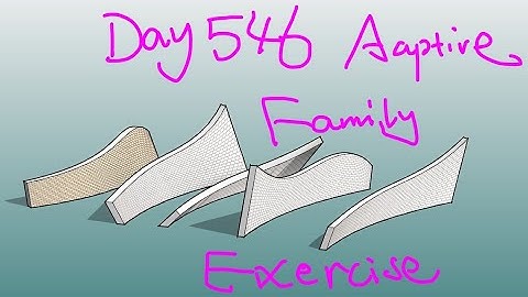 Revit Exercise (Day 546) - Adaptive Family Exercise