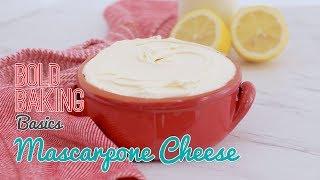 How to make Homemade Mascarpone (Italian Cream Cheese Recipe)