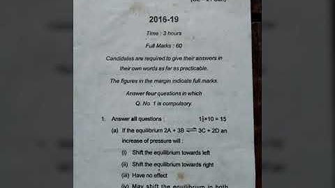 chemistry(GE2/subsidiary/general)semester2 vbu UG