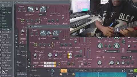 Fishman 3Tripleplay Wireless Midi Guitar pickup Linked to DAW  FL Studio Harmor test