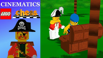 Lego Chess - All Pirate Capture Cutscenes