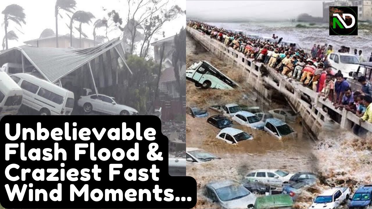 MONSTER FLASH FLOOD & FURIOUS FAST WIND 😱 EYE OF THE STORM | Incredible Footage of Natural Disaster