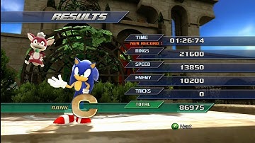 Sonic Unleashed Rooftop Run Act1 Day Speedrun 01:26:74