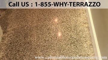 How do You Clean and Polish Terrazzo in Palm Beach?
