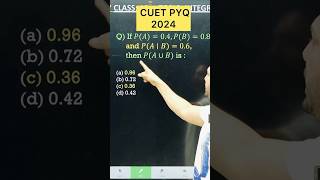 CUET 2025 Probability CUET  PYQ 2024 Maths  Class 12 Maths #cuet2025 #maths  #cuet2025