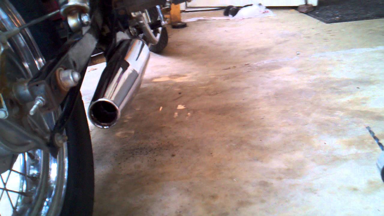 Baffle removal 96 Honda rebel YouTube
