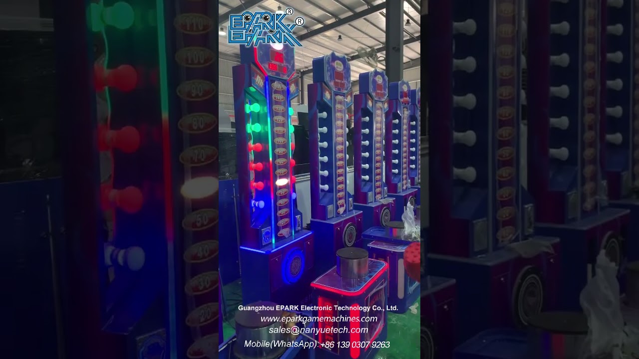 EPARK Hercules Machine Coin Operated Boxing Fighting Games Out Tickets Amusement Equipment