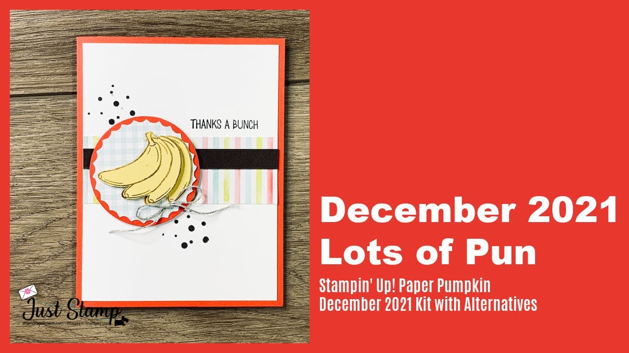 Lots of Pun December 2021 Paper Pumpkin with Alternatives - YouTube
