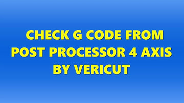 POST PROCESSOR 4 AXIS FOR CIMATRON E12 FOR YOU