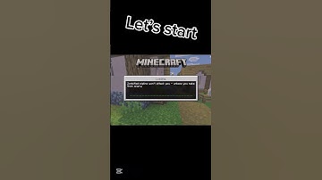 Minecraft but if  I touch grass, the video ends. #shorts #minecraft #challenge #fyp 