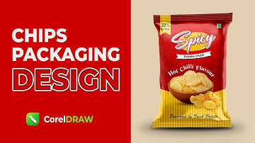 Chips Packaging Design in CorelDraw | Product Packaging Design | Visual Graphics