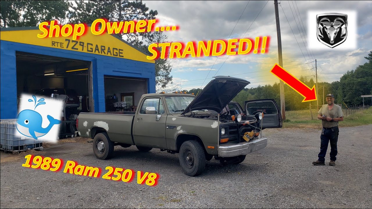Винтажный Dodge оставляет владельца магазина... в затруднительном положении!?! ('89 Ram 250 V8)