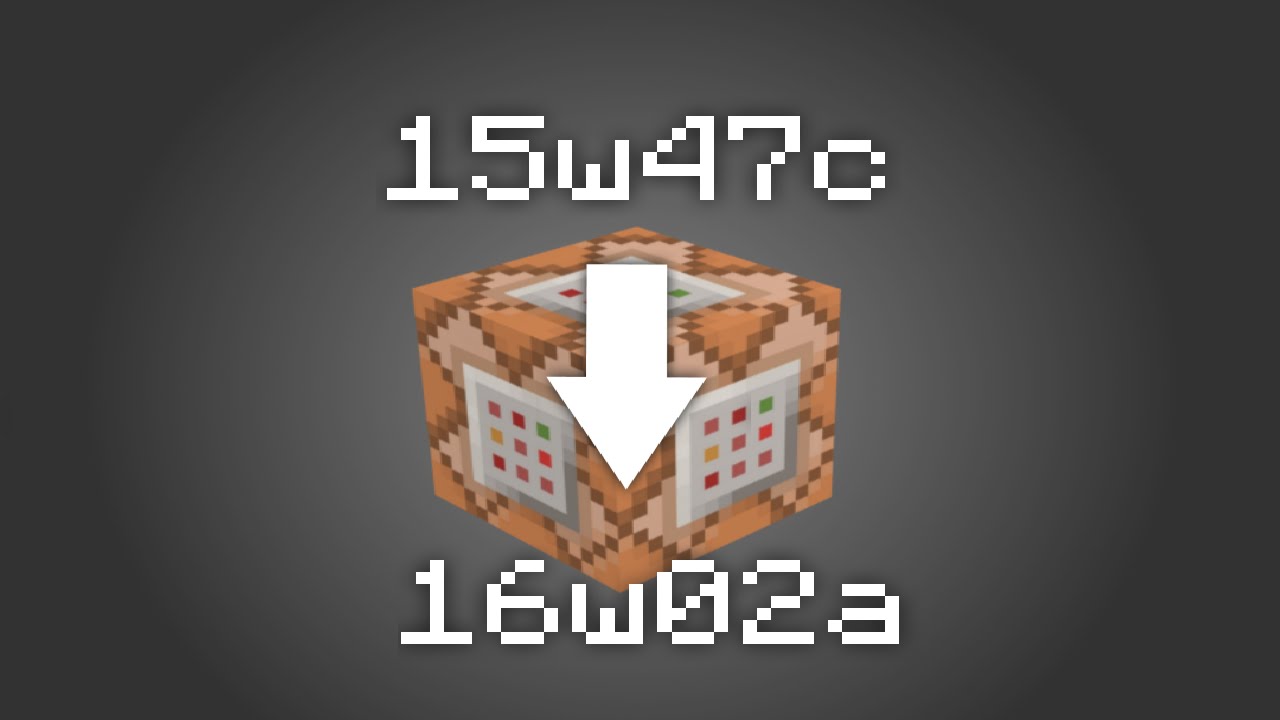 One Command Creations Update: 15w42a - 15w47c To 16w02a