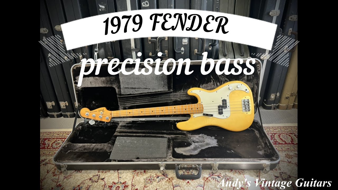 1979 FENDER PRECISION BASS - Andy's Vintage Guitars - YouTube
