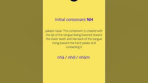 How to pronounce these two initial consonants N and Nh _ Learn Vietnamese for beginners