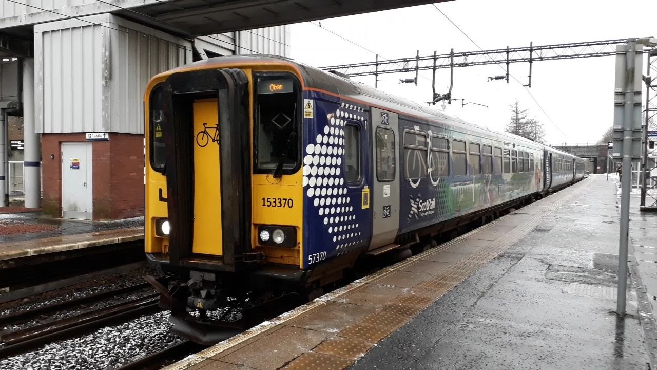 Onboard Scotrail Class 153 Super Sprinter (153370): Glasgow Queen St - Dalmuir