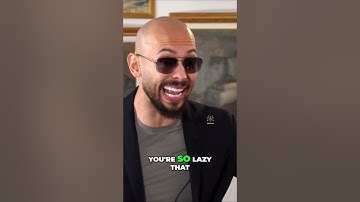 Andrew Tate called 9-5 job is lazy #podcast #andrewtate #motivation