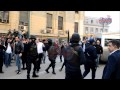 القيادات الأمنية تتفقد موقع الانفجار