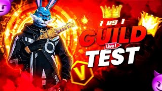 Hardest guild test ff free fire live custom room giveaway ff live team code giveaway ff live