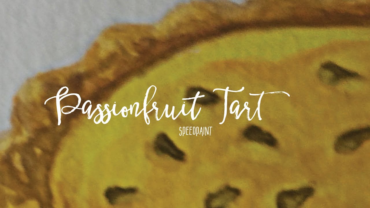 Petit Plaisir: Torta de Maracujá { Ilustração em Aquarela }