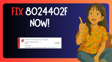 How To FIX "Windows Update Error 8024402f"