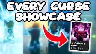 UPDATED Every Curse Showcase In [🔥🧪ALPHA] Kaizen (Roblox)