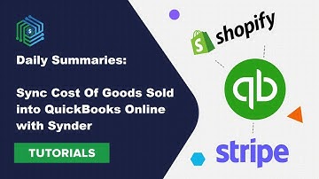 How to sync COGS with Daily Summaries into QuickBooks Online with Synder