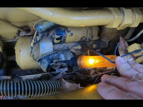 Fixing dozer electrical problem