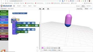 Start a Minion in BlocksCAD