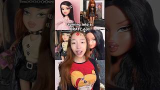 turning into a BRATZ doll 💋 #makeuptransformation