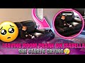 LEAVING ROOM PRANK ON ISABELLA (she starts crying 😢)