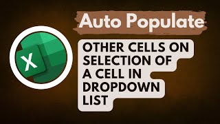 How to Auto Populate data in other cells on selection from Dropdown screenshot 5