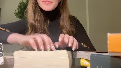 FAST AGGRESSIVE ASMR - tapping on books :) - lofi - no talking