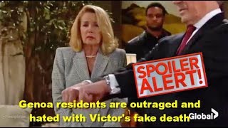 The Young And The Restless Spoilers Genoa residents are outraged and hated with Victor's fake death