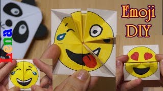 Smiley Karte falten 😍 Emoji DIY Paper Magic Card DIY 😂 Face Changer Tutorial 😜 Смайлы меняющие лицо