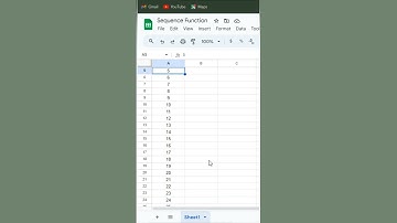 Excel tips:- Sequence Function #shorts #excel