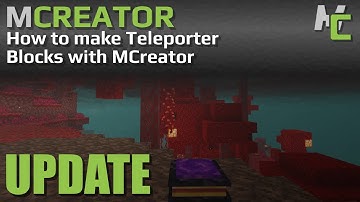 MCREATOR: Teleporter Block Tutorial 2022.1
