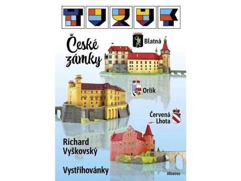 Papierový model České zámky – Červená Lhota, Orlík, Blatná 2