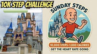 Full Day Walking Magic Kingdom | Live Step Counter Challenge