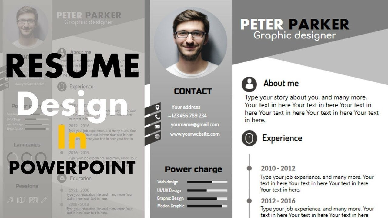 how to resume powerpoint presentation