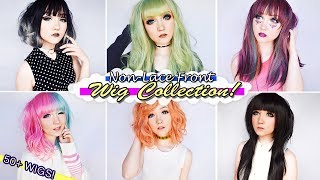 MY ENTIRE WIG COLLECTION 2018 | COSPLAY & EVERYDAY WIGS - PART 1 (NON LACE FRONTS)
