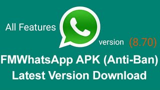 FM Whatsapp All new Setting & Feature Explain in hindi / FM Whatspp All Feature & Settings 2020 screenshot 5