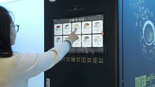 308G Automatic Hot & Ice Coffee Vending Machine With Big Touch Screen screenshot 5