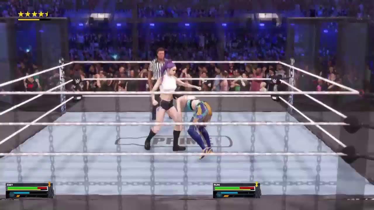 Wwe 2k25 Elimination chamber contra meu Irmão (quem será que vai ganhar )