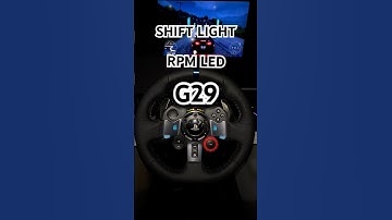 G29 shift light in Action (RPM LED) #shorts #logitech #logitechg29 #pc #racingsimulator #racingwheel